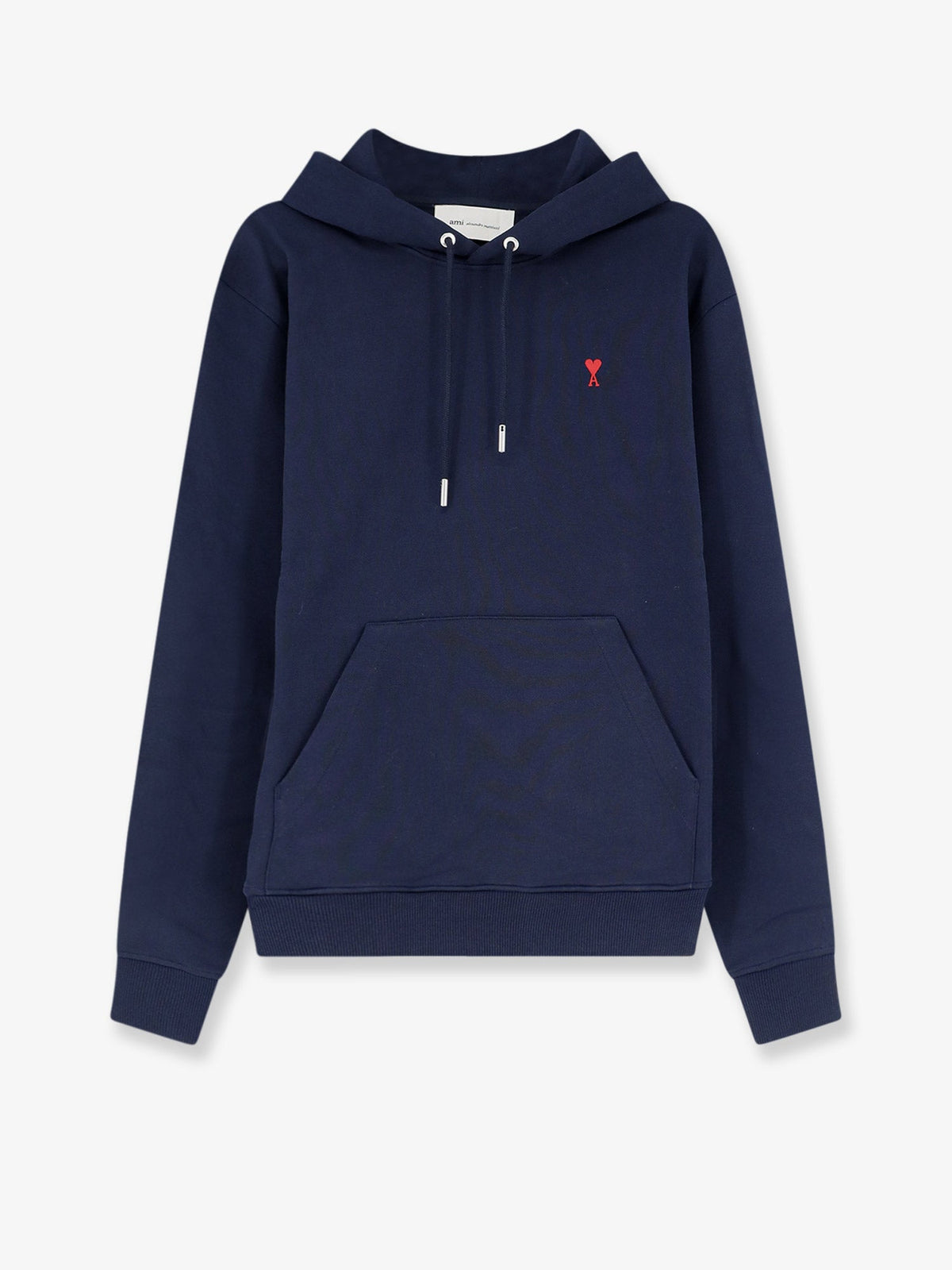 Ami Paris Hooded cotton sweatshirt - Bleunuit