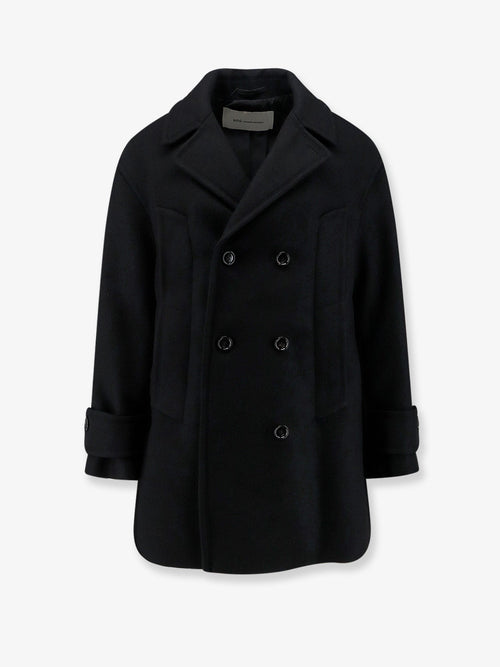 Ami Paris Virgin wool peacoat - Black