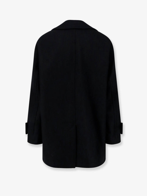 Ami Paris Virgin wool peacoat - Black