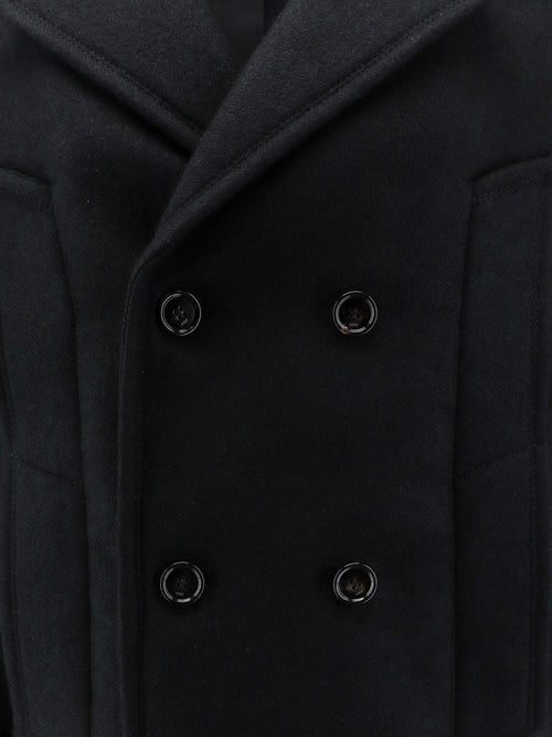 Ami Paris Virgin wool peacoat - Black