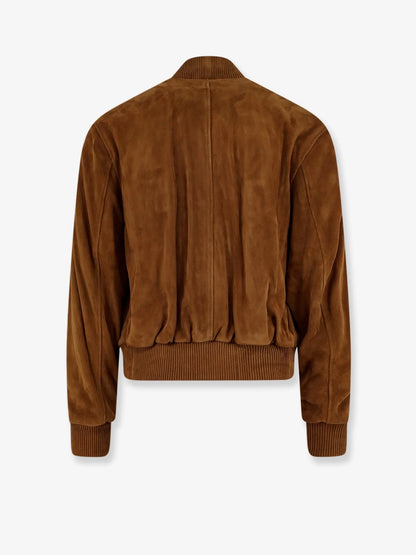 AMI PARIS - Suede goatskin jacket