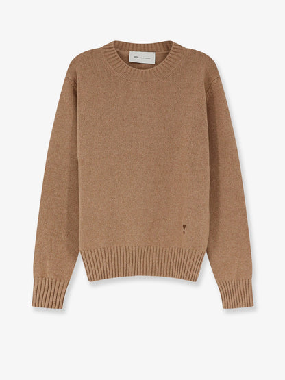 Ami Paris Cashmere sweater - Camel