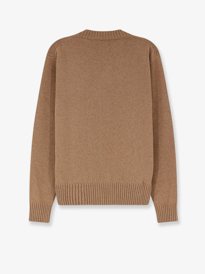 Ami Paris Cashmere sweater - Camel