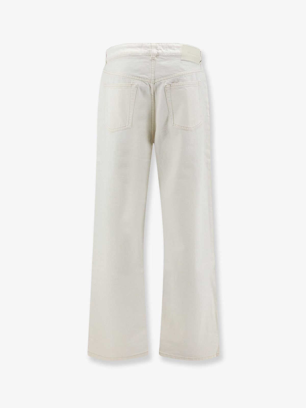 Ami Paris White denim trousers - Blanccreme