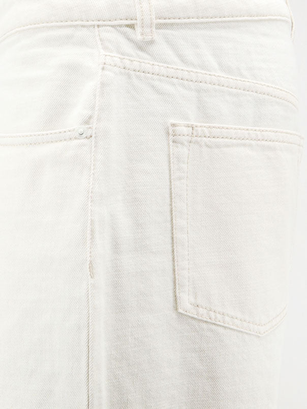 Ami Paris White denim trousers - Blanccreme