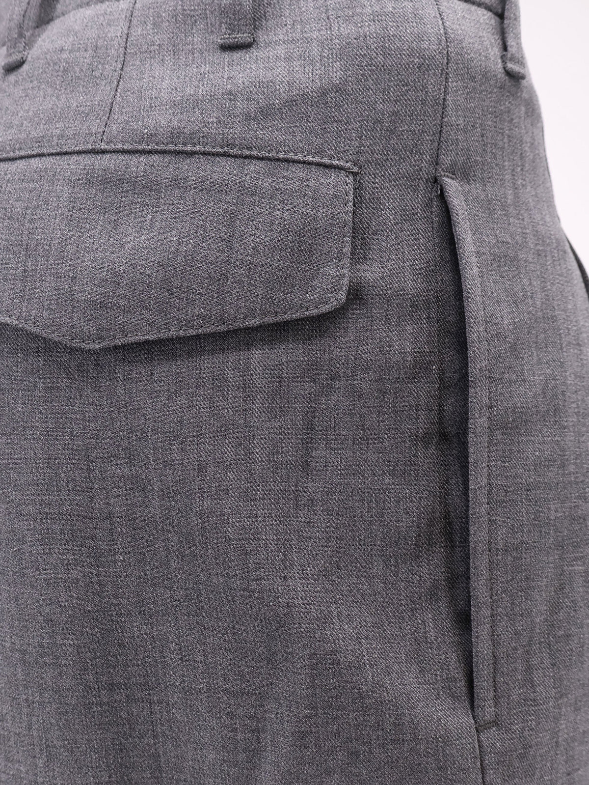 Ami Paris Virgin wool trousers - Griscarbone