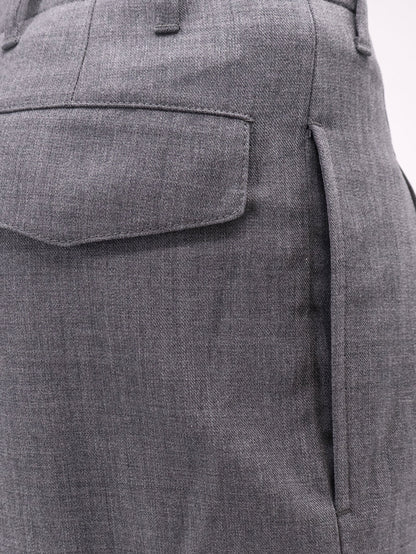 Ami Paris Virgin wool trousers - Griscarbone