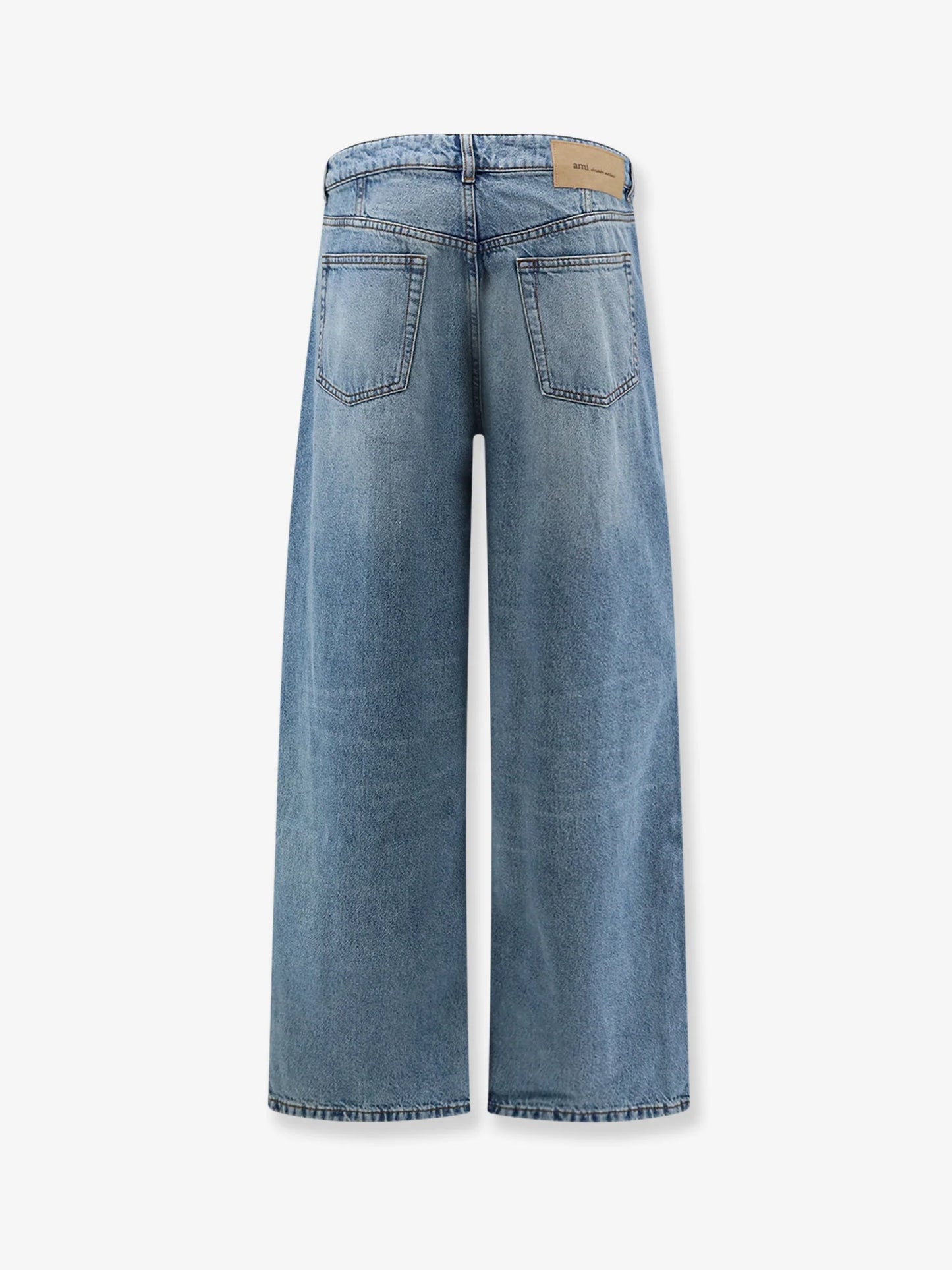 AMI PARIS - Blue denim jeans