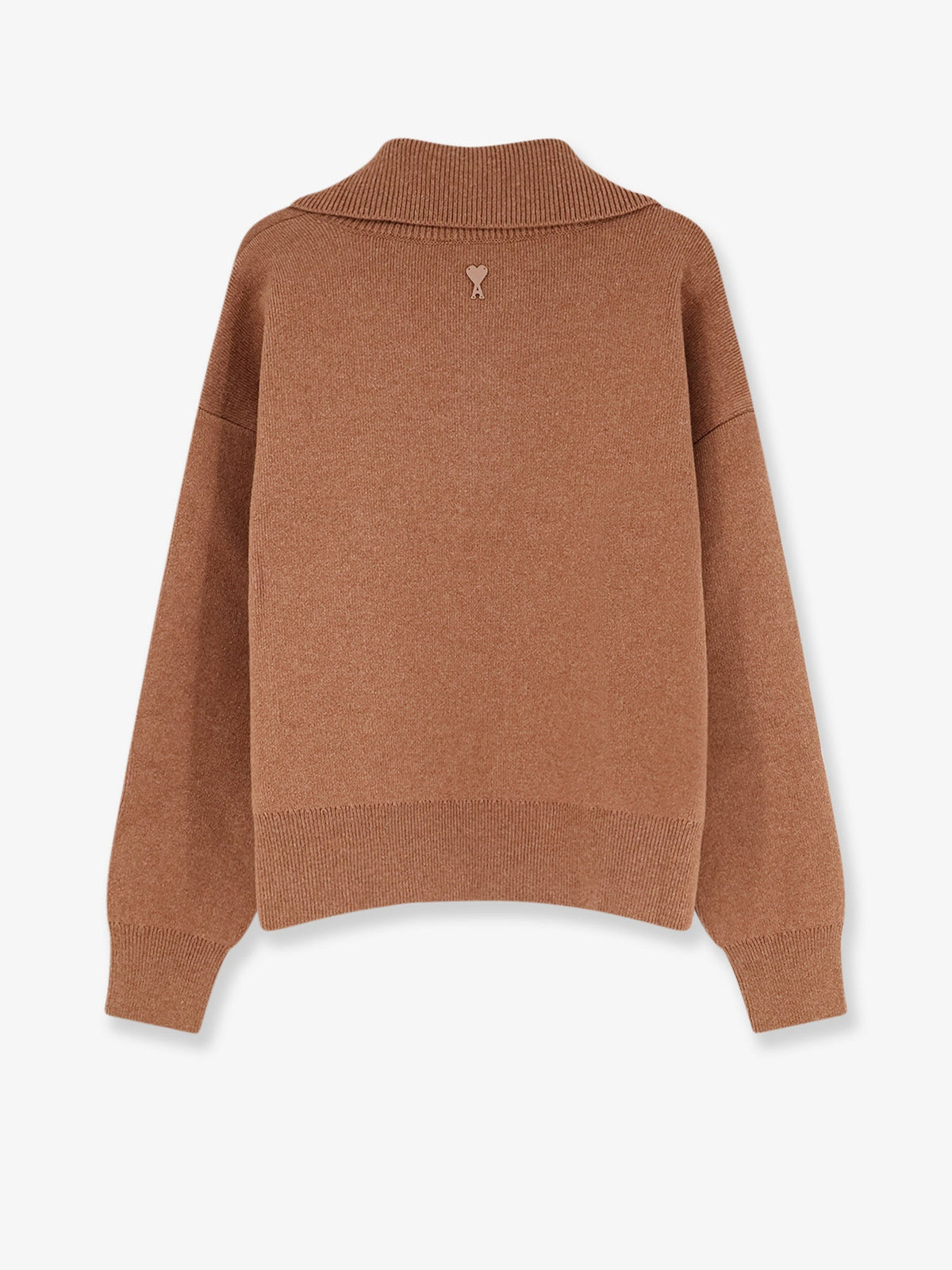 Ami Paris Wool knit cardigan - Camel