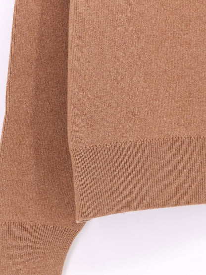 Ami Paris Wool knit cardigan - Camel