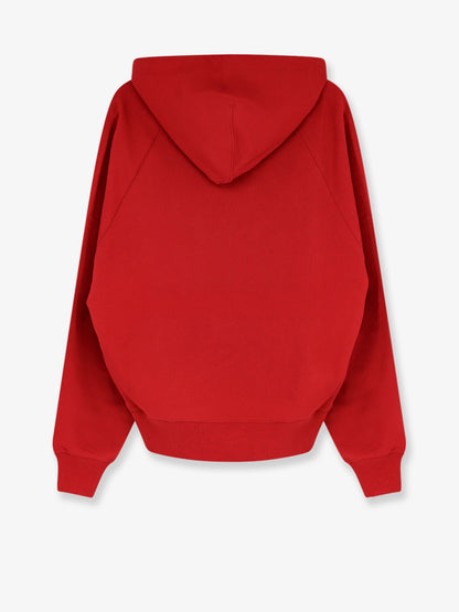 Ami Paris Organic cotton sweatshirt - Rougerubis/Ivoire