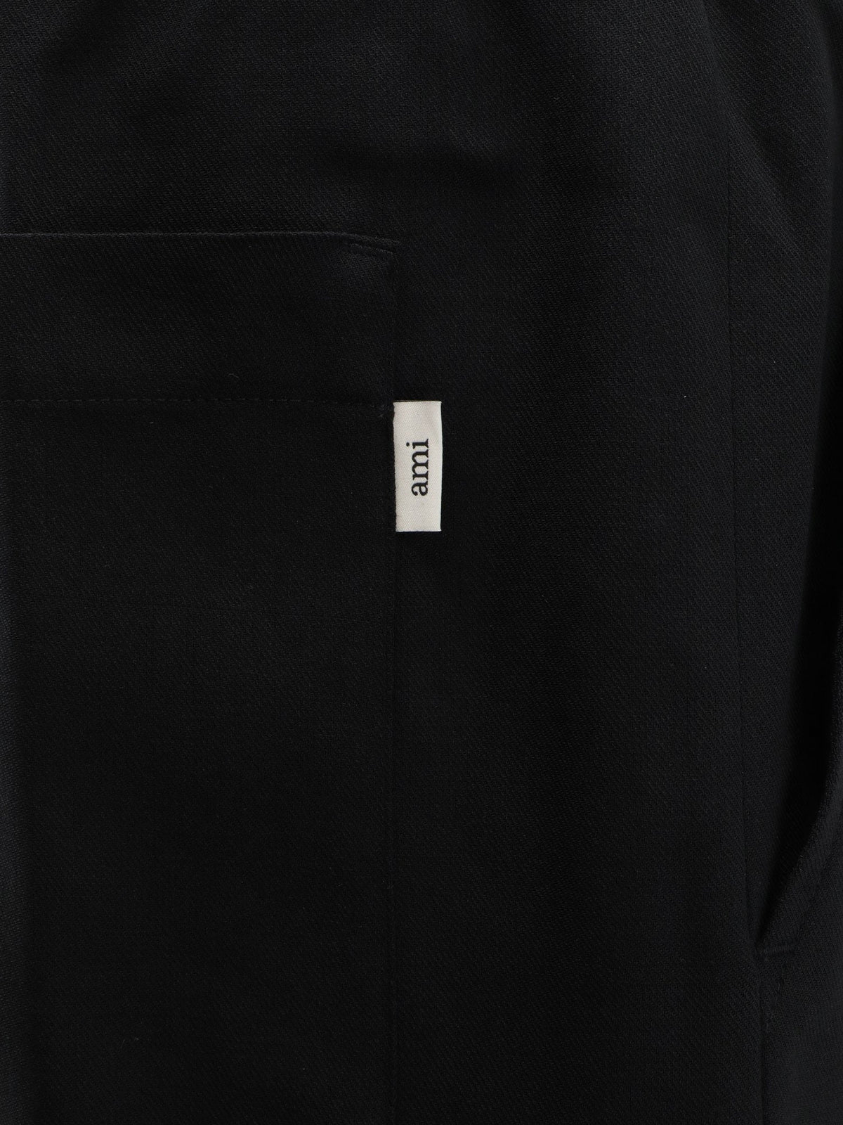 Ami Paris Virgin wool trousers - Noir