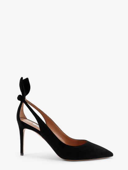 Aquazzura Deneuve suede pumps - Black