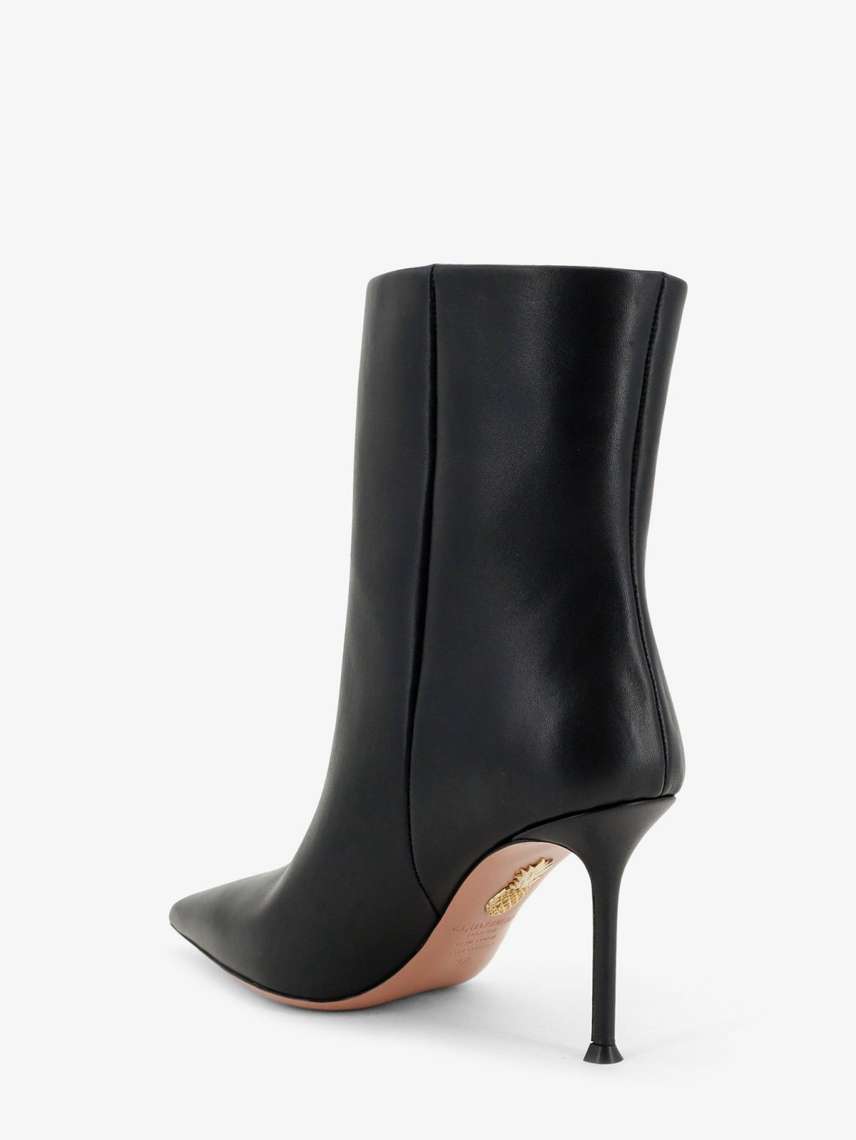 Aquazzura Harper leather ankle boots - Black