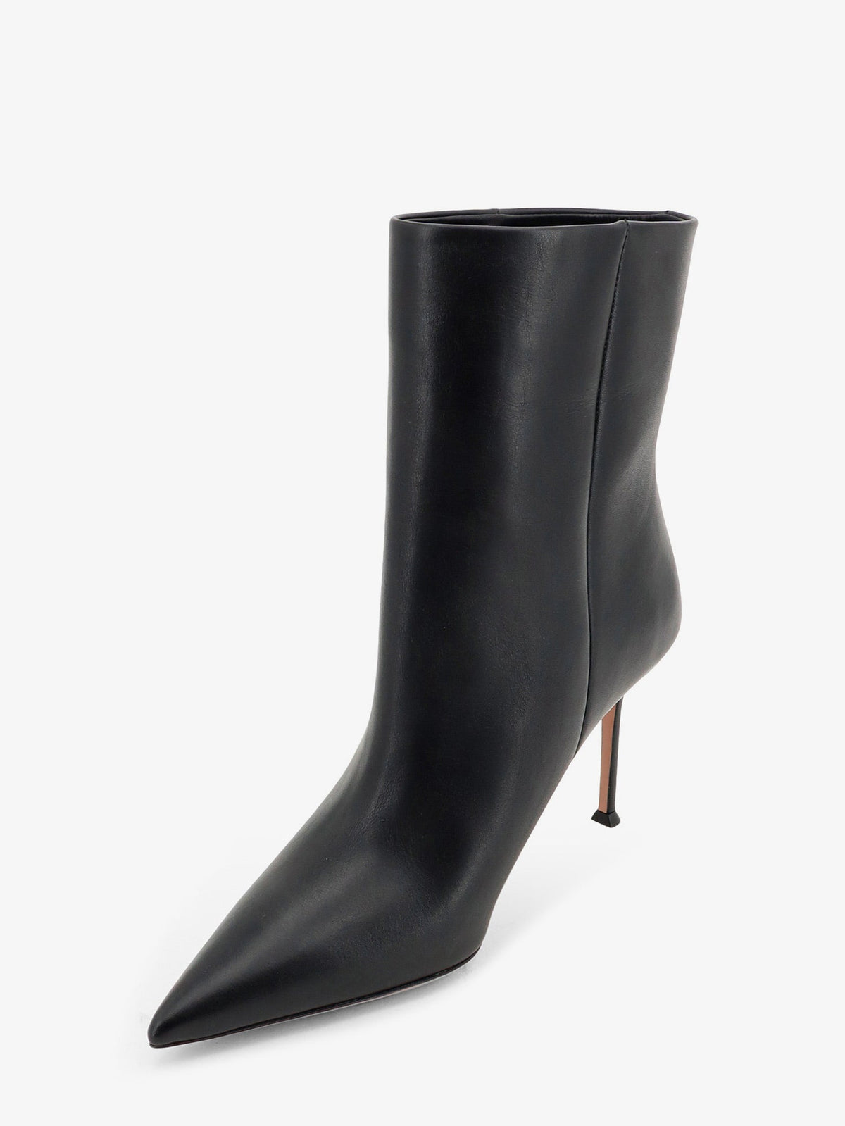 Aquazzura Harper leather ankle boots - Black