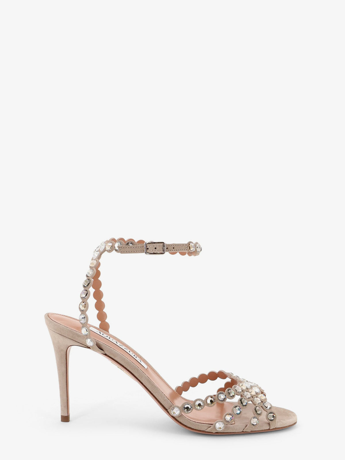 Aquazzura Tequila sandals with crystal detail - Stone