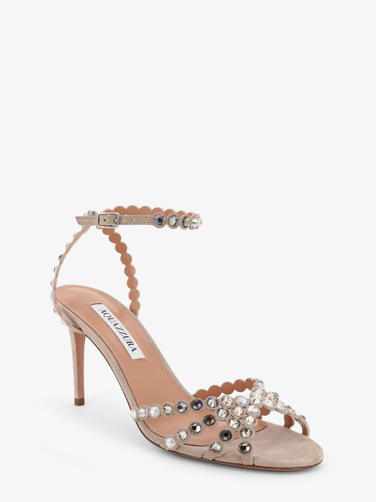 Aquazzura Tequila sandals with crystal detail - Stone