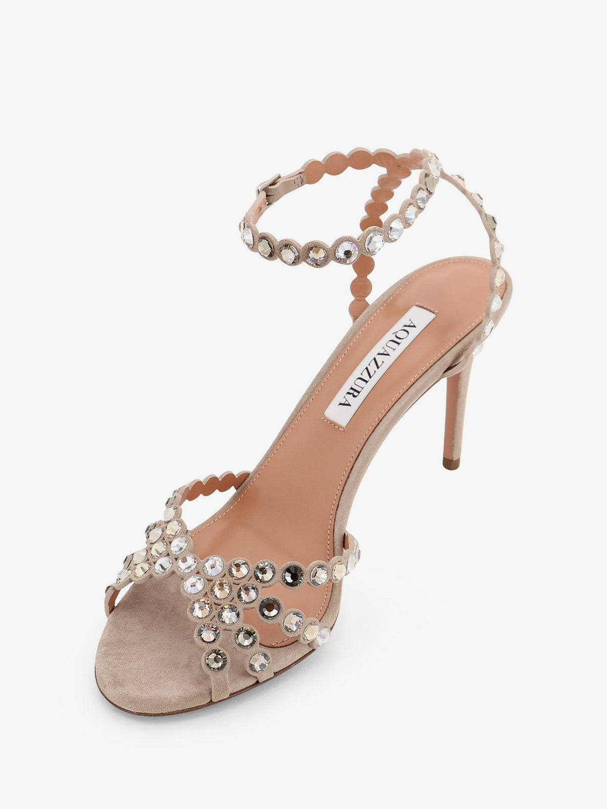 Aquazzura Tequila sandals with crystal detail - Stone