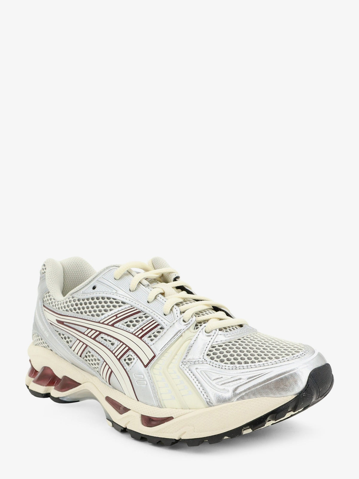 Asics Gel Kayano 14 mesh sneakers with contrasting inserts - Ivorycream