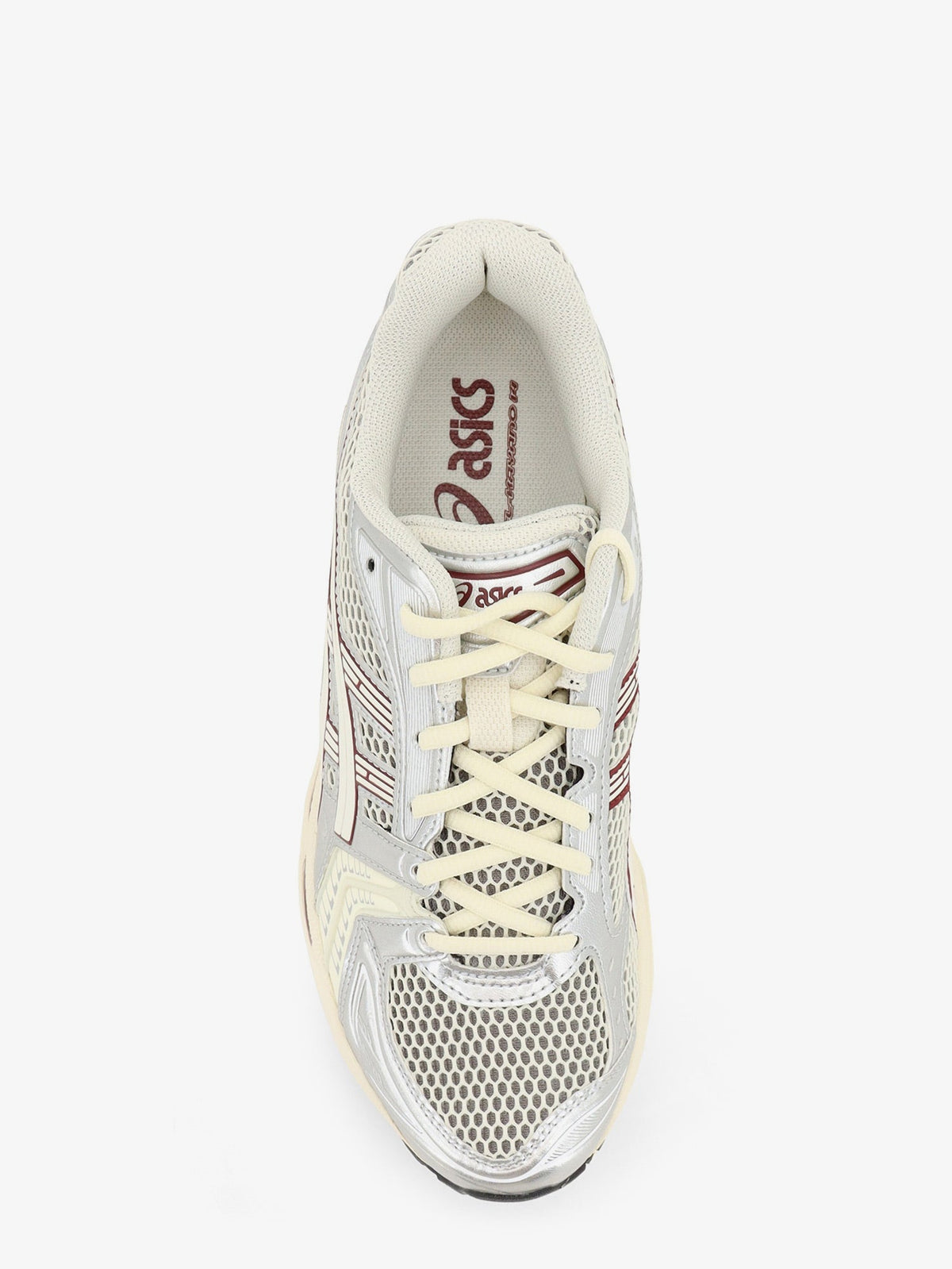 Asics Gel Kayano 14 mesh sneakers with contrasting inserts - Ivorycream