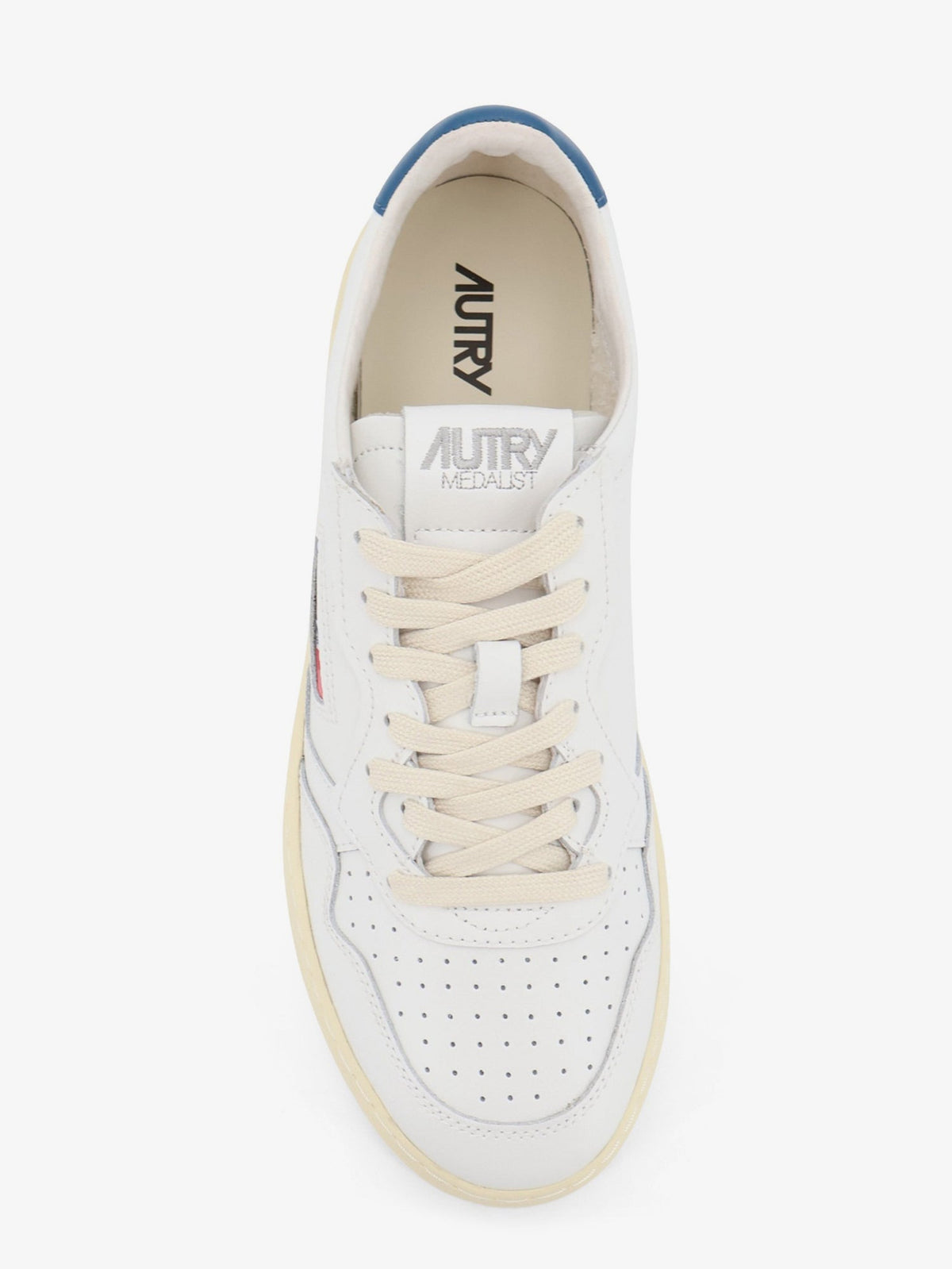 Autry Medalist Leather Sneakers - Bianco