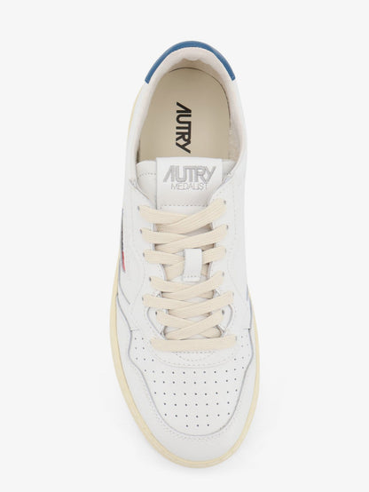 Autry Medalist Leather Sneakers - Bianco