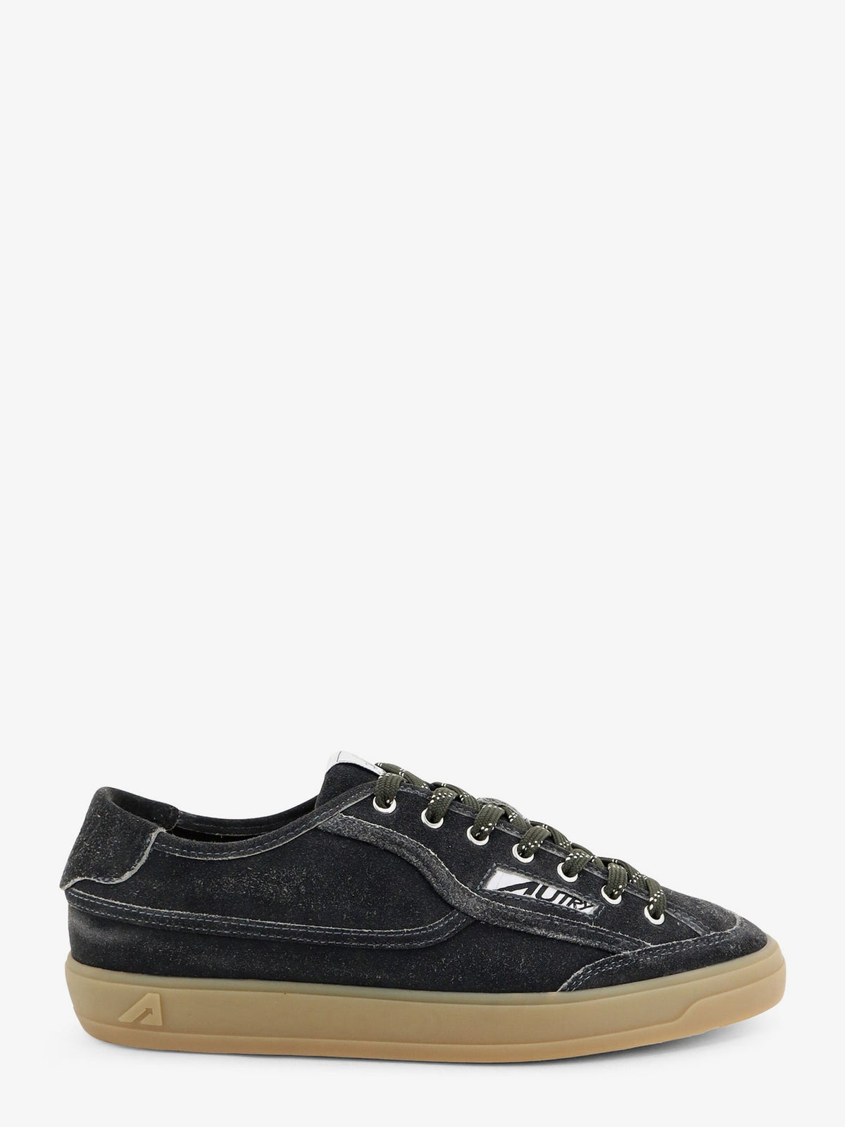 Autry Winscape suede sneakers with logo - Black