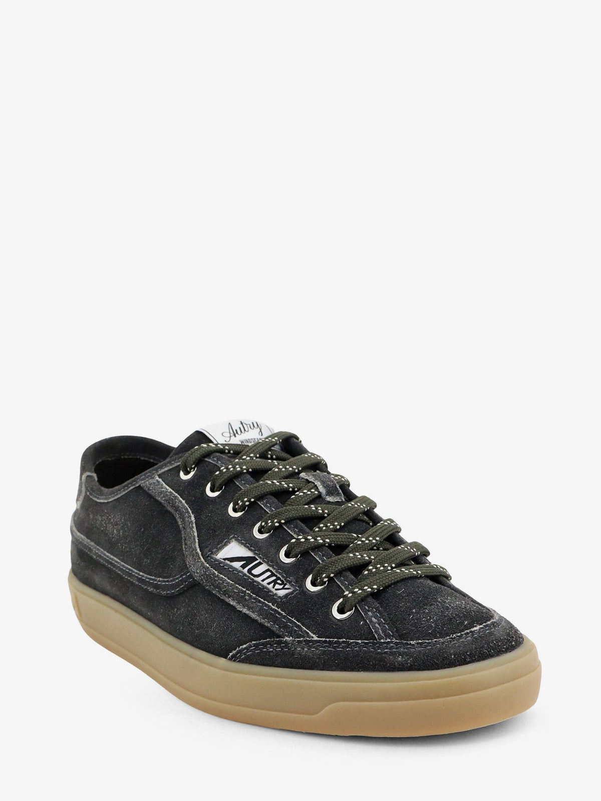 Autry Winscape suede sneakers with logo - Black