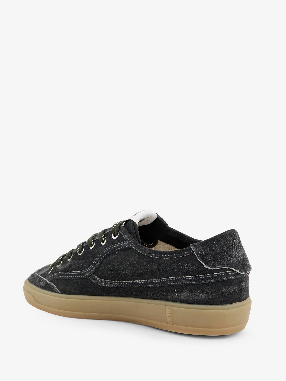 Autry Winscape suede sneakers with logo - Black