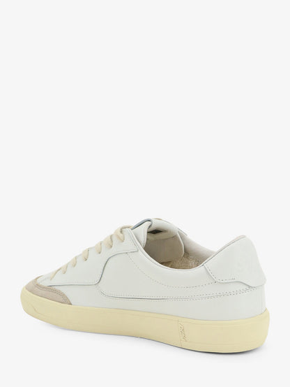 Autry Windscape leather sneakers with suede insert - Wht Wht