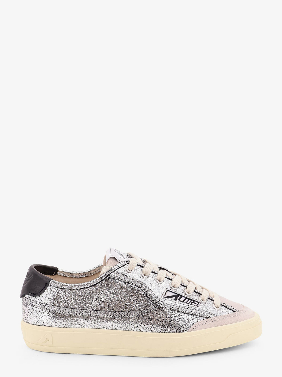 Autry Windscape Low silver leather sneakers - Silver Blk