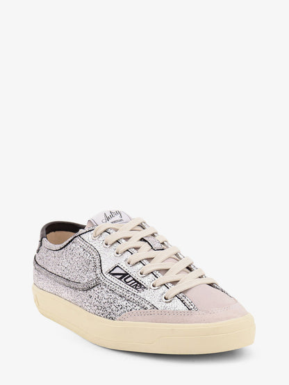 Autry Windscape Low silver leather sneakers - Silver Blk