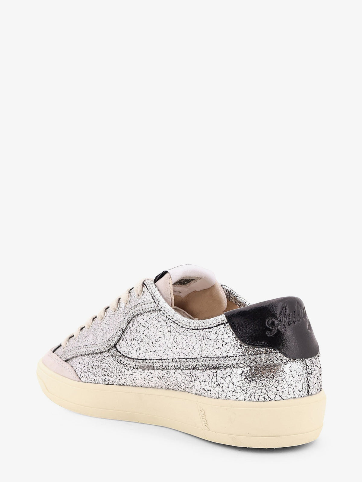 Autry Windscape Low silver leather sneakers - Silver Blk