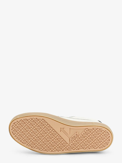 Autry Windscape leather and ponyskin sneakers - Brown