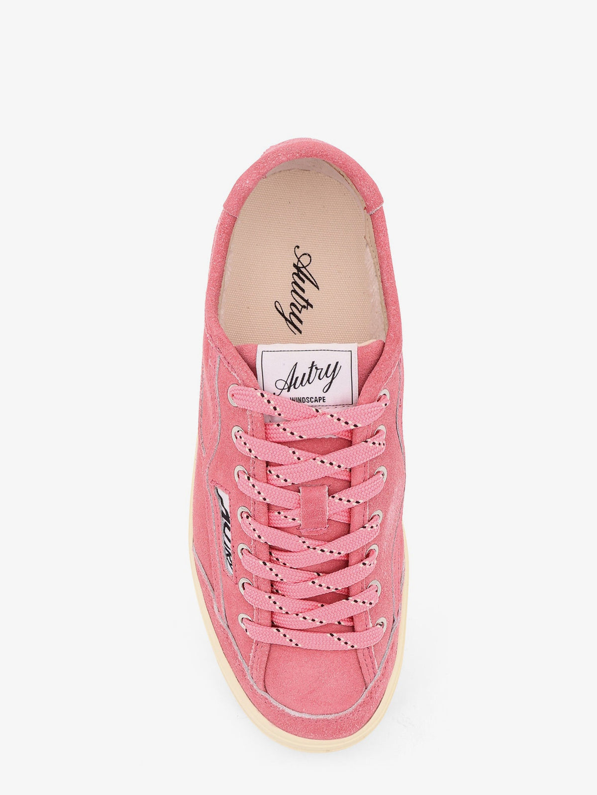 Autry Windscape Low suede sneakers - Strawberry