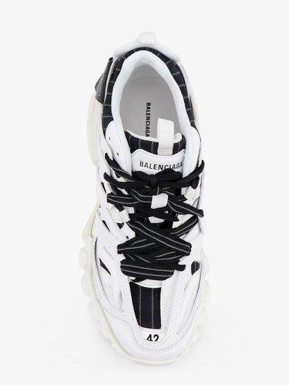 Balenciaga Track Shirt polyurethane sneakers with side logo - Whiteblack