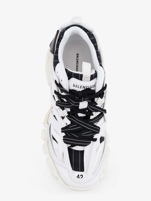 Balenciaga Track Shirt polyurethane sneakers with side logo - Whiteblack