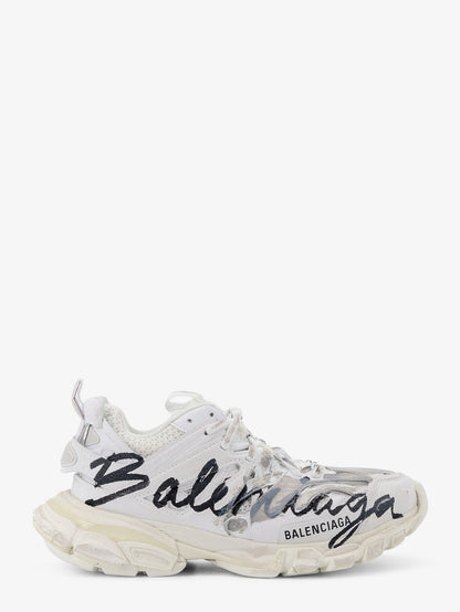 Balenciaga Track Signature sneakers with side logo print - Whiteblack