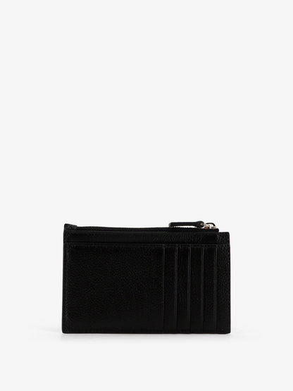 Balenciaga Leather Card Holder - Blackwhite