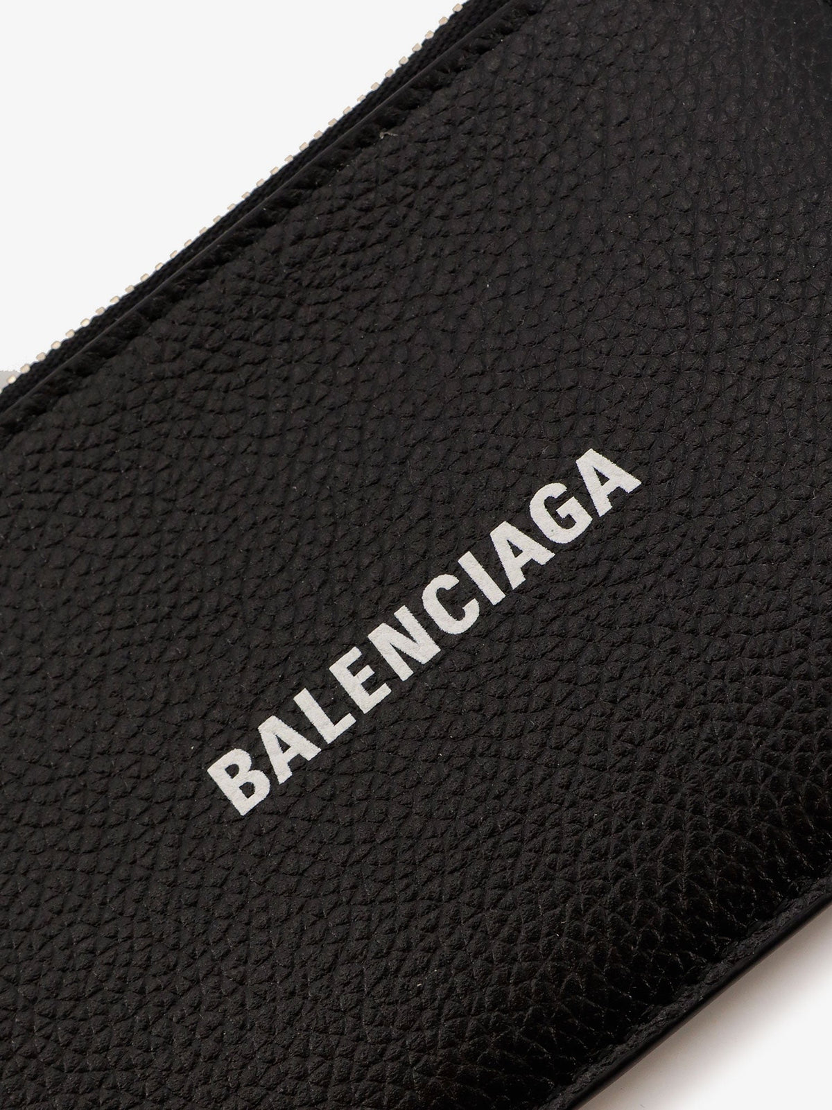 Balenciaga Leather Card Holder - Blackwhite