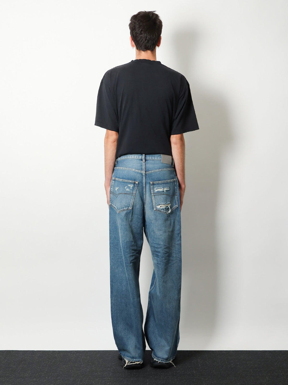 Balenciaga Baggy Fit Jeans - Darkblue