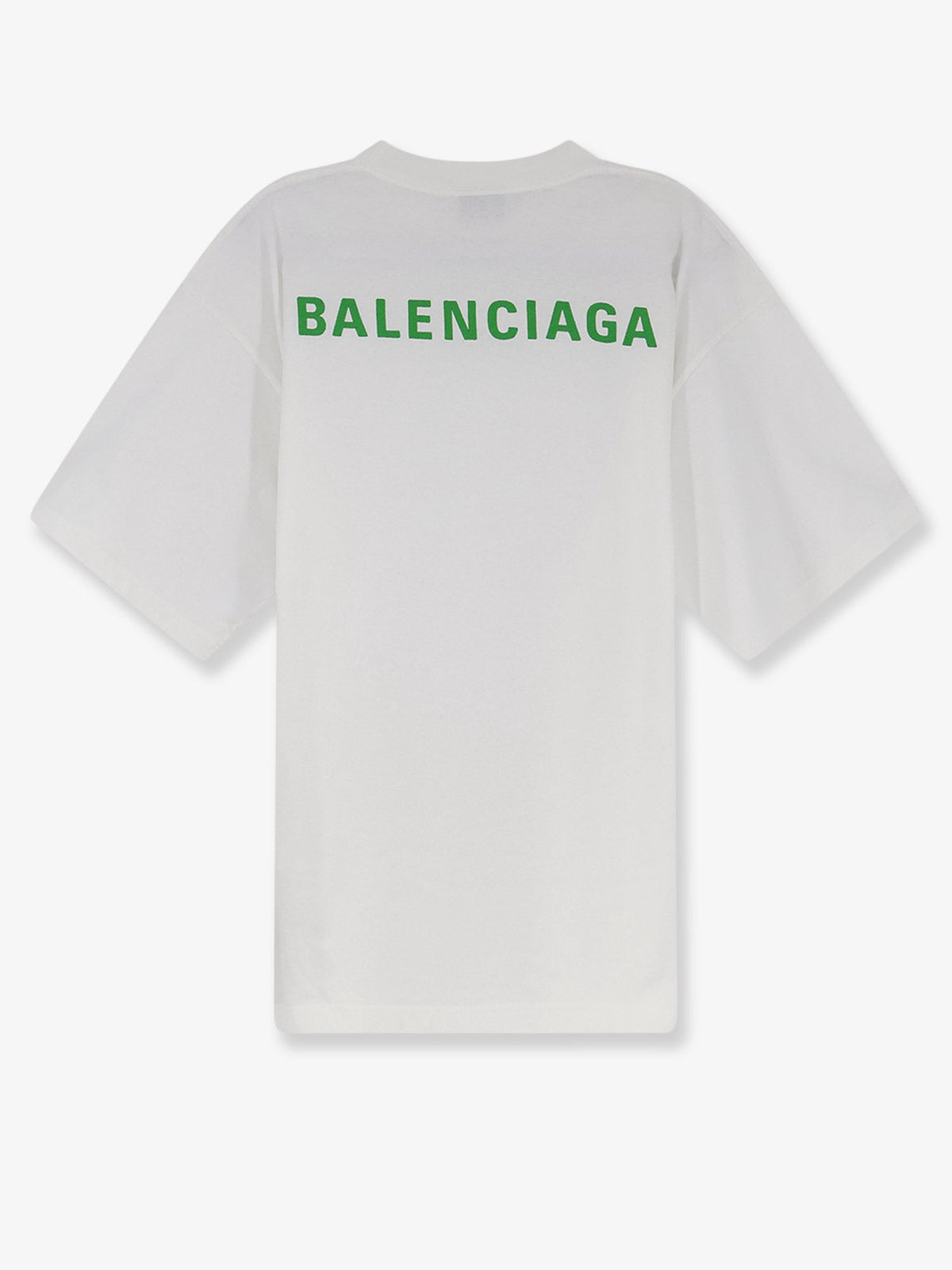 Balenciaga Cotton T-Shirt - White/Applegreen