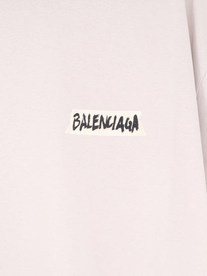 Balenciaga Cotton T-shirt - Dirty White