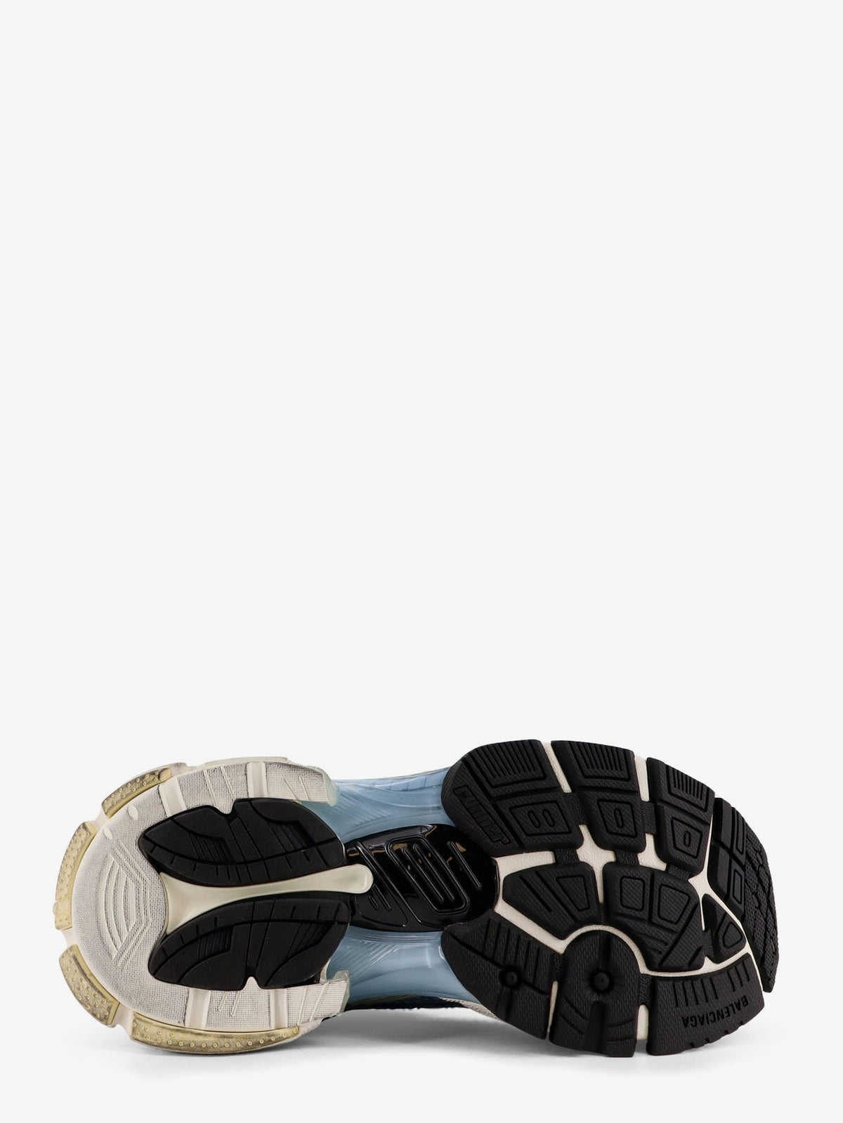 Balenciaga Low-top Runner mesh sneakers - Blu/Yellow/White