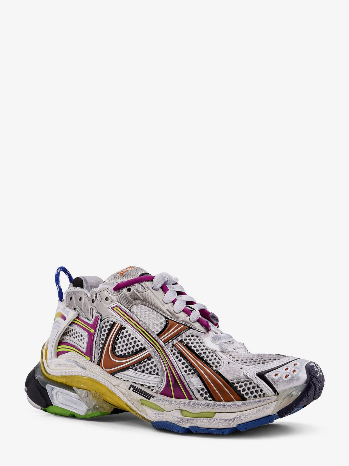 Balenciaga Runner low-top mesh sneakers - Multicolor