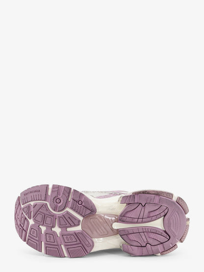 Balenciaga Runner mesh sneakers with glitter inserts - Whitelilacpink