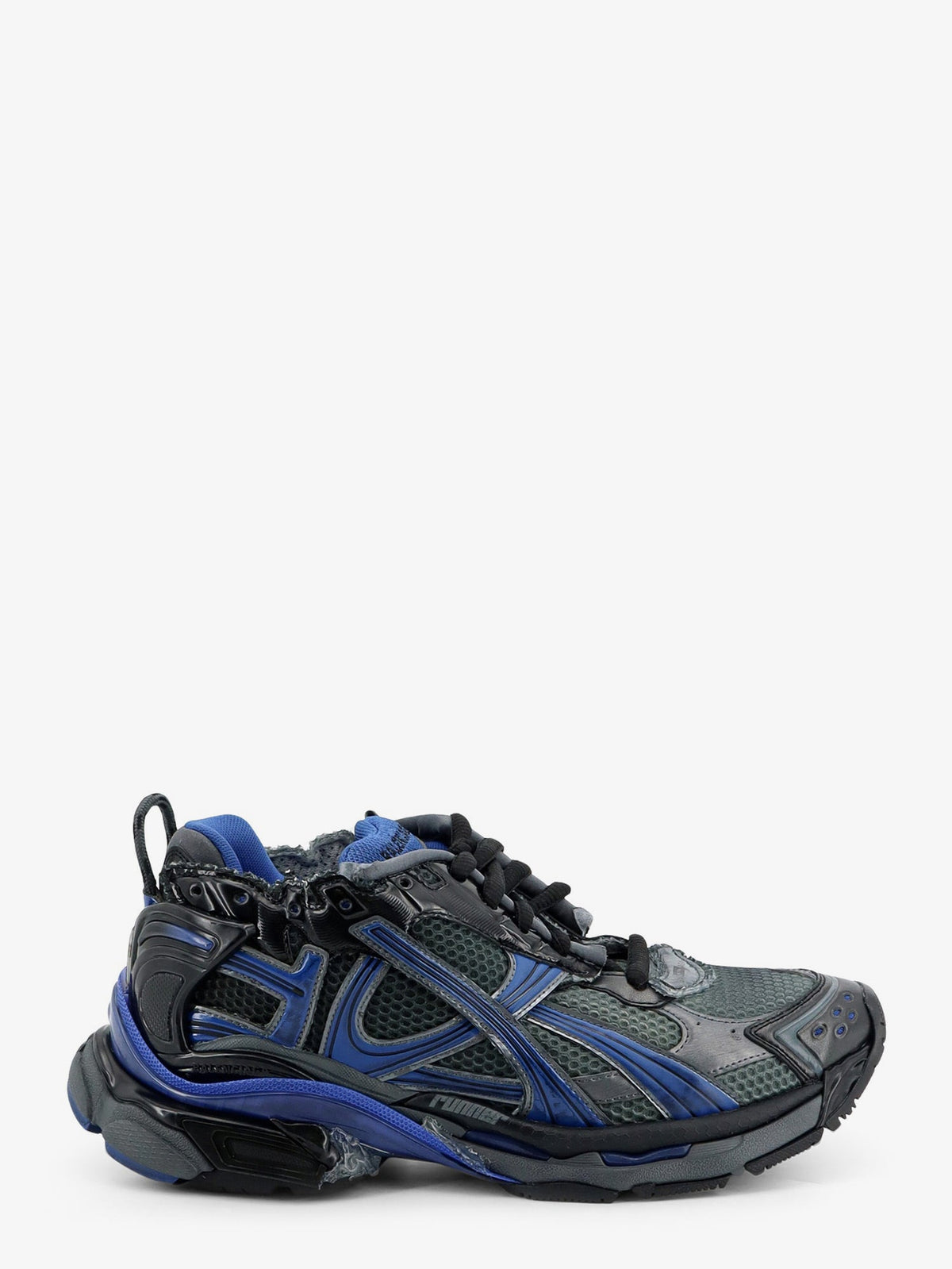Balenciaga Runner sneakers in mesh with contrasting inserts - Blackbluegrey