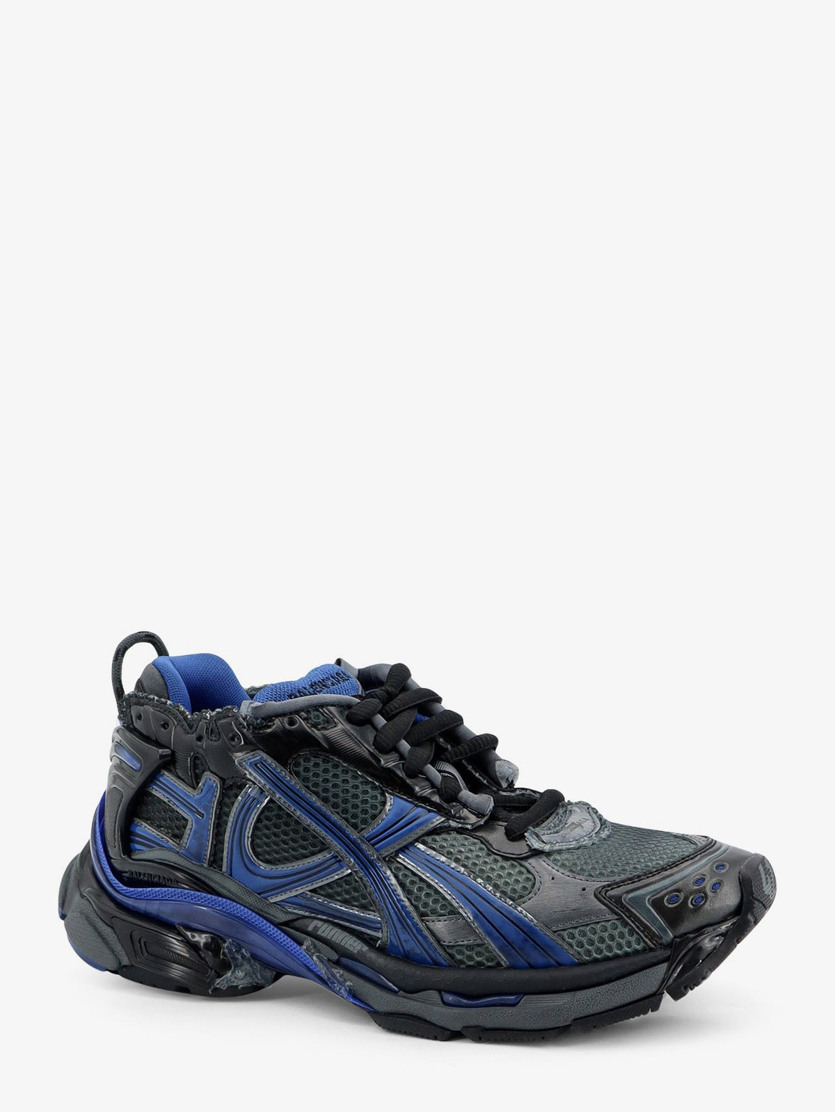 Balenciaga Runner sneakers in mesh with contrasting inserts - Blackbluegrey