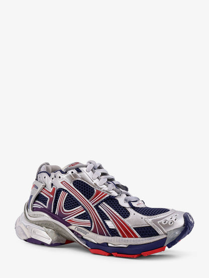 Balenciaga Mesh and nylon Runner sneakers - Navy / Red / Grey