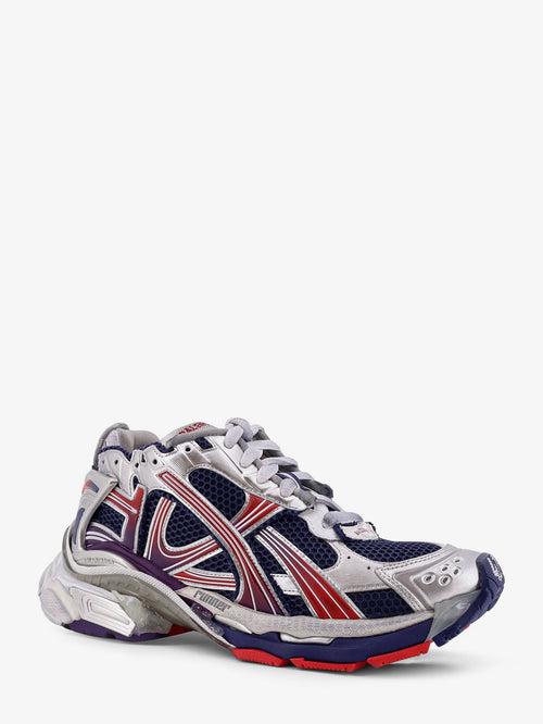 Balenciaga Mesh and nylon Runner sneakers - Navy / Red / Grey